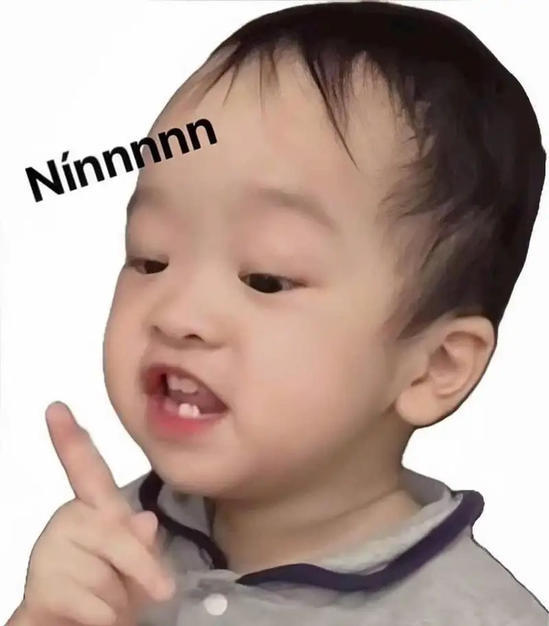 Ngất ngây với avatar meme em bé cute hài hước siêu bá đạo