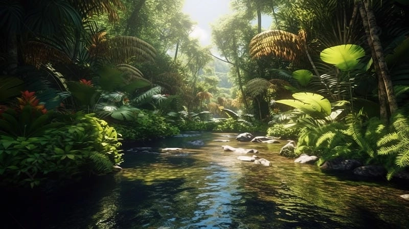 Ngắm nhìn rừng rậm hùng vĩ
