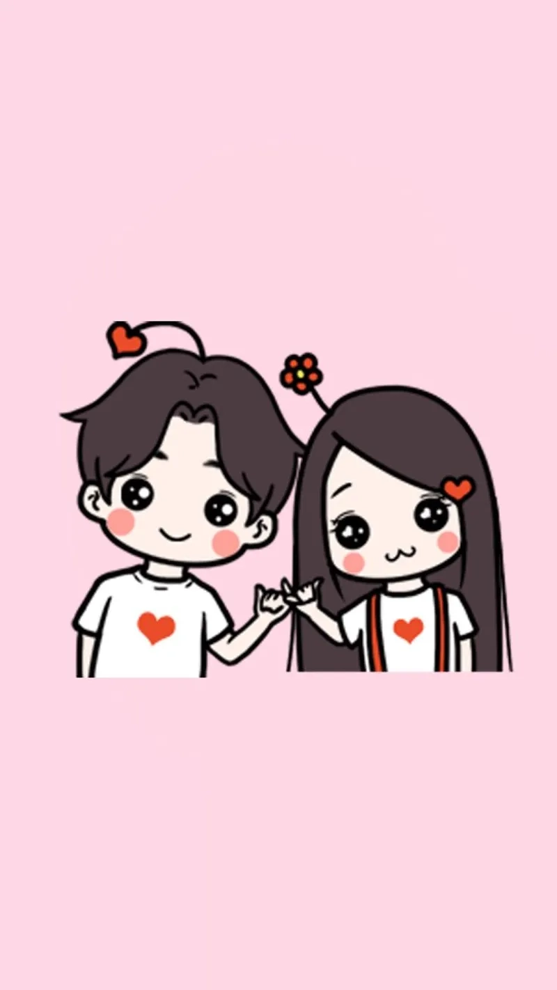 Thay đổi phong cách với avatar chibi cute đôi đáng yêu