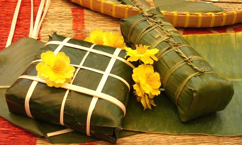 Ngắm nhìn vẻ đẹp bánh chưng bánh tét đẹp