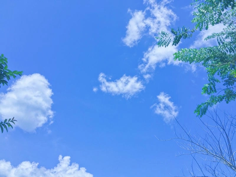 Săn những bức bầu trời xanh lãng mạn