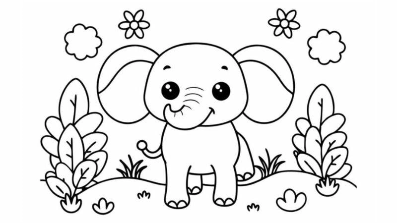 Học vui mỗi ngày với bé tập tô màu các con vật dễ thương