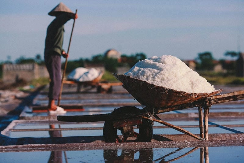Cười sảng với cánh đồng muối nên thơ