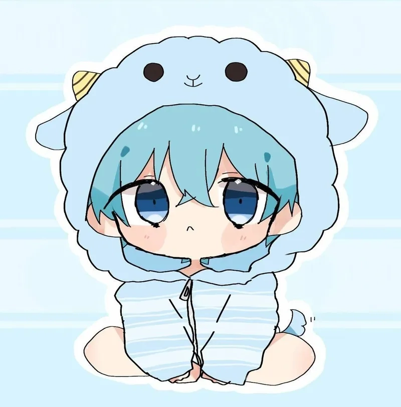 Gửi tâm trạng bằng bộ hình chibi buồn khóc xúc động