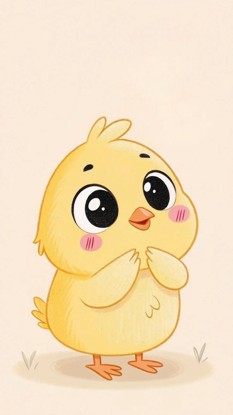 Tải về ngay gà con chibi cute siêu đáng yêu
