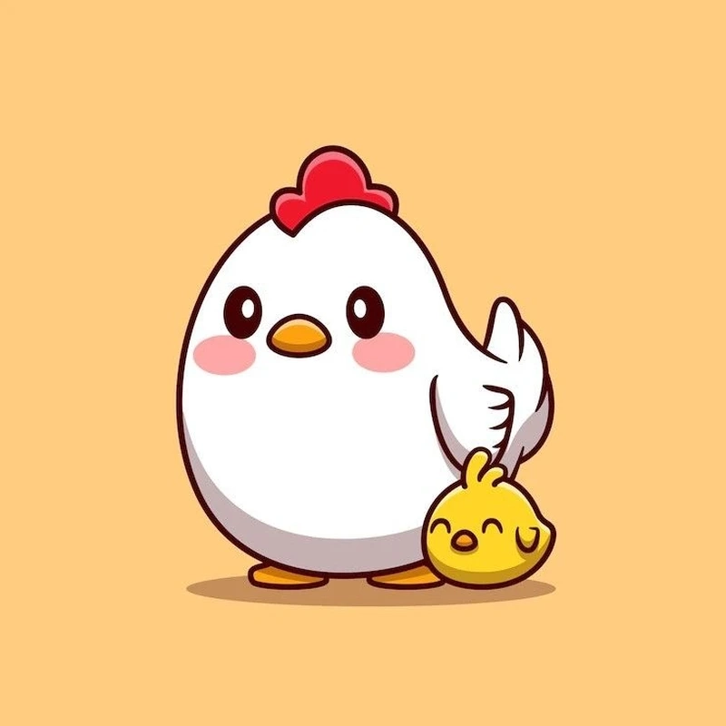 Làm đẹp màn hình với hình nền gà con chibi dễ thương