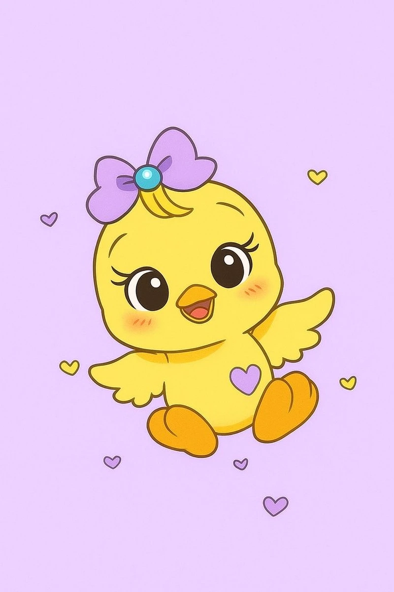 Khám phá kho ảnh coi con gà chibi siêu đáng yêu