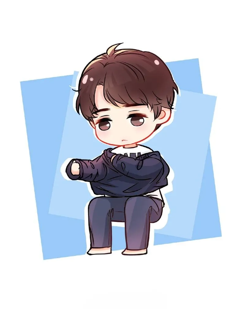 Bộ ảnh nền ảnh chibi dễ thương cute cực đáng yêu