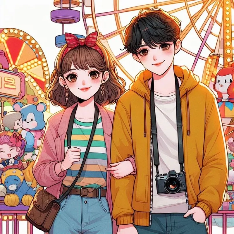Ngất ngây cùng cặp đôi chibi cute siêu đáng yêu