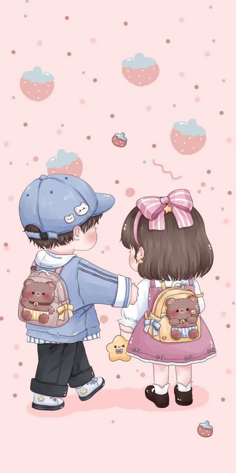 Ngắm trọn bộ hình chibi cặp đôi ngộ nghĩnh