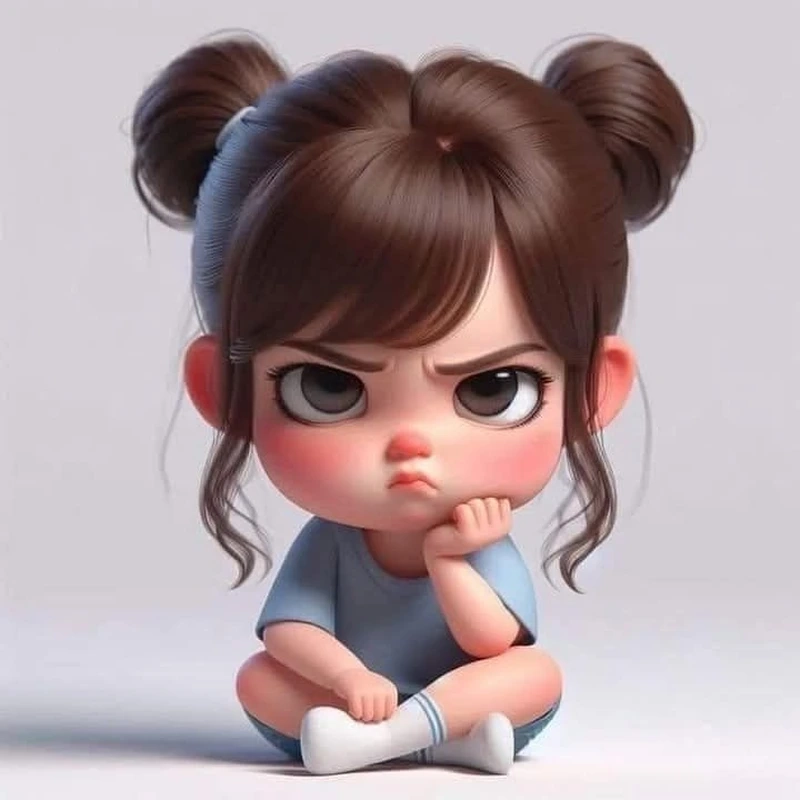 Tạo ấn tượng mạnh với hình ảnh chibi tức giận