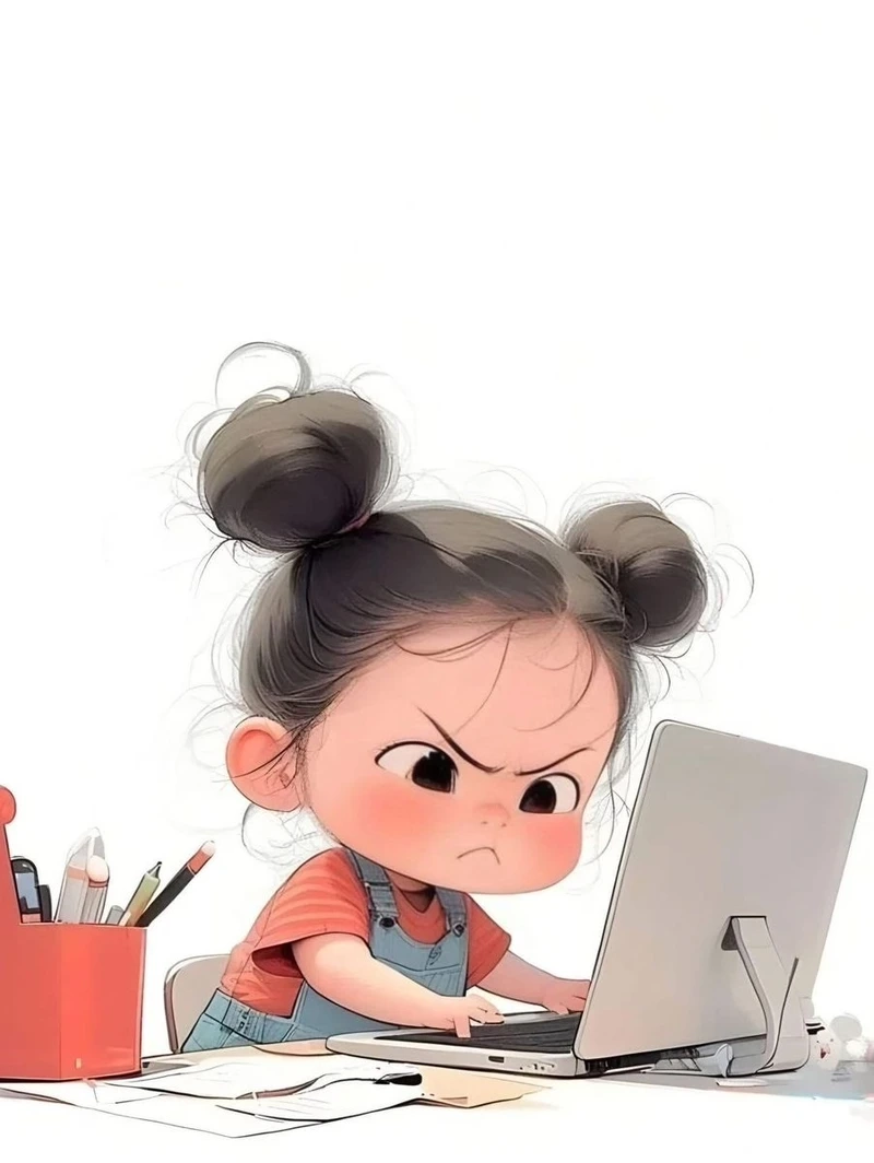 Không giấu nổi cảm xúc trong chibi giận dữ