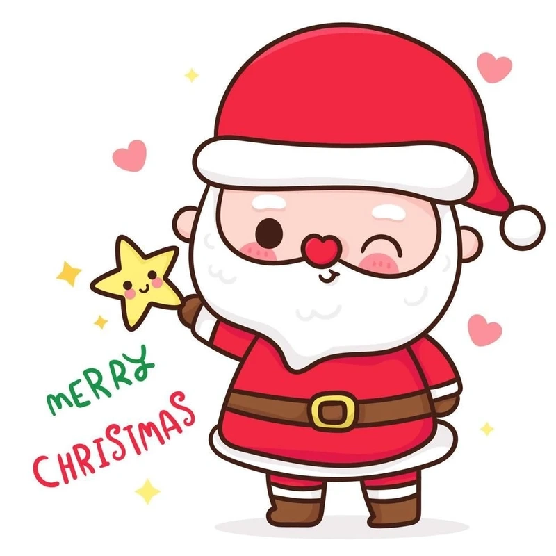 Sắc màu Noel đáng yêu với anime chibi giáng sinh