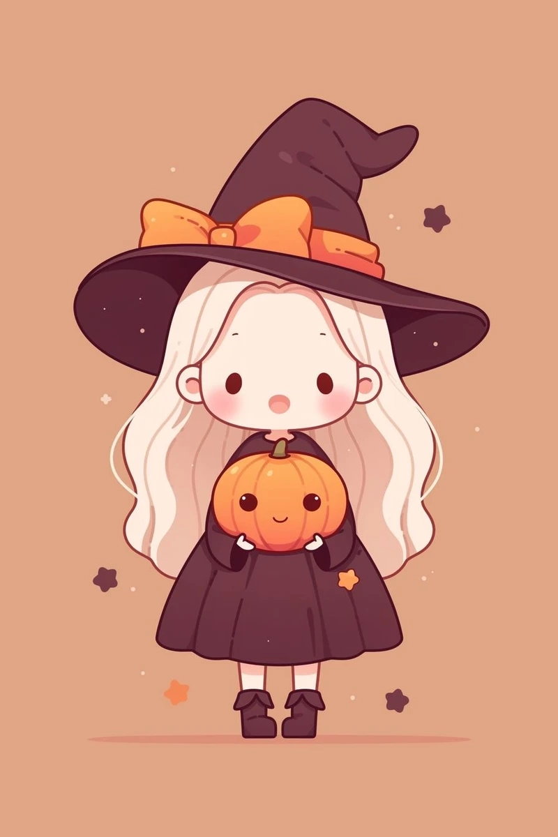 Hóa thân nhân vật ma quái bằng chibi hóa trang halloween