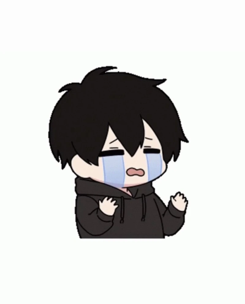 Hòa mình vào cảm xúc cùng anime chibi khóc