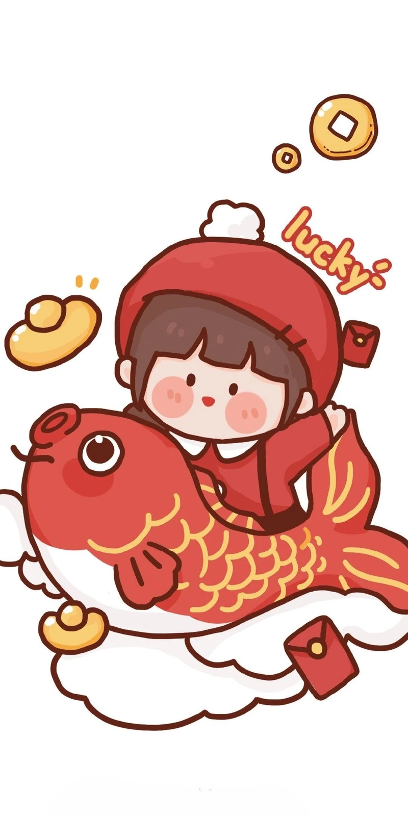 Ngắm nhìn không khí rộn ràng với chibi lễ hội tết