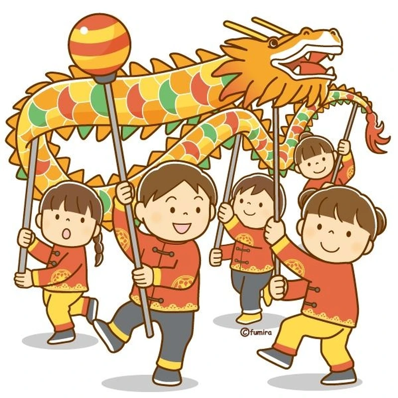 Khám phá sự sôi động trong chibi lễ hội múa lân