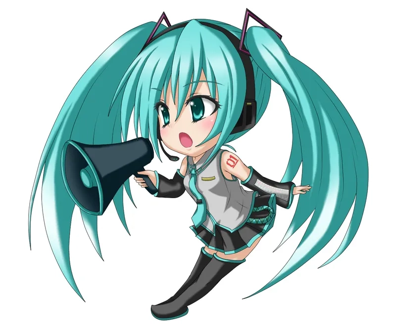 Thưởng thức vẻ cute của chibi miku hatsune hôm nay