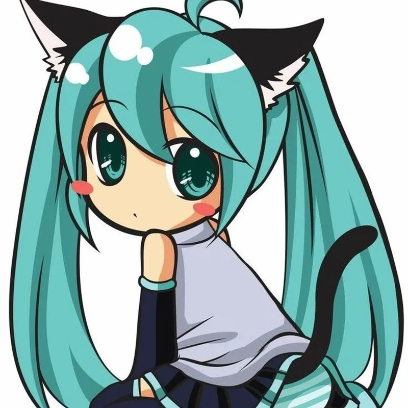 Ngắm nhìn hình miku chibi sinh động và đáng yêu
