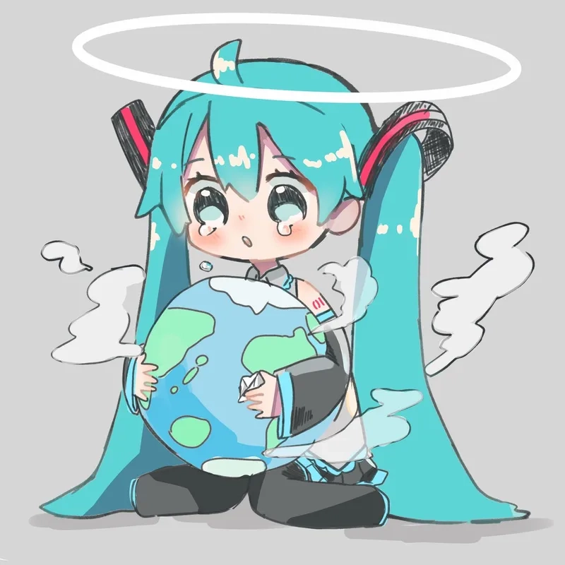Lưu giữ khoảnh khắc với hình ảnh miku chibi tuyệt đẹp