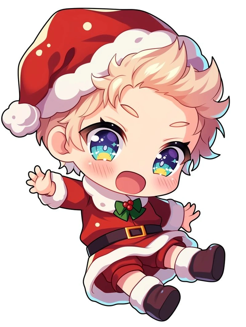 Ngắm bộ sưu tập noel chibi siêu đáng yêu