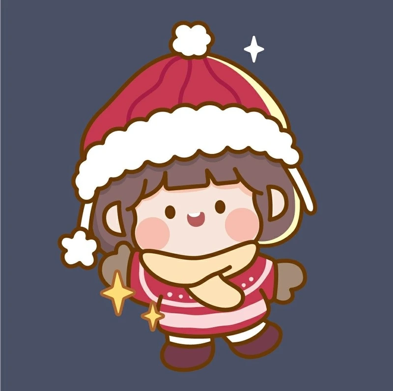 Đắm chìm trong bộ sưu tập anime chibi noel xinh xắn