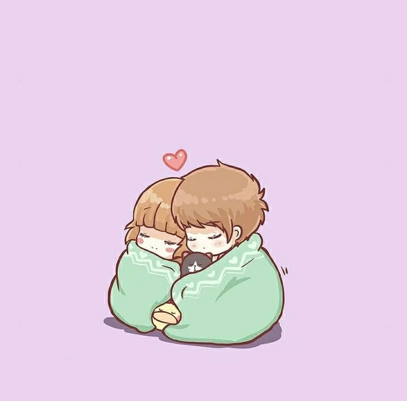 Thỏa sức chiêm ngưỡng hình chibi ôm nhau dễ thương