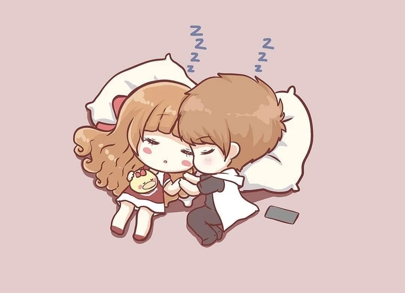 Cùng nhau ấm áp với ôm nhau anime siêu cute