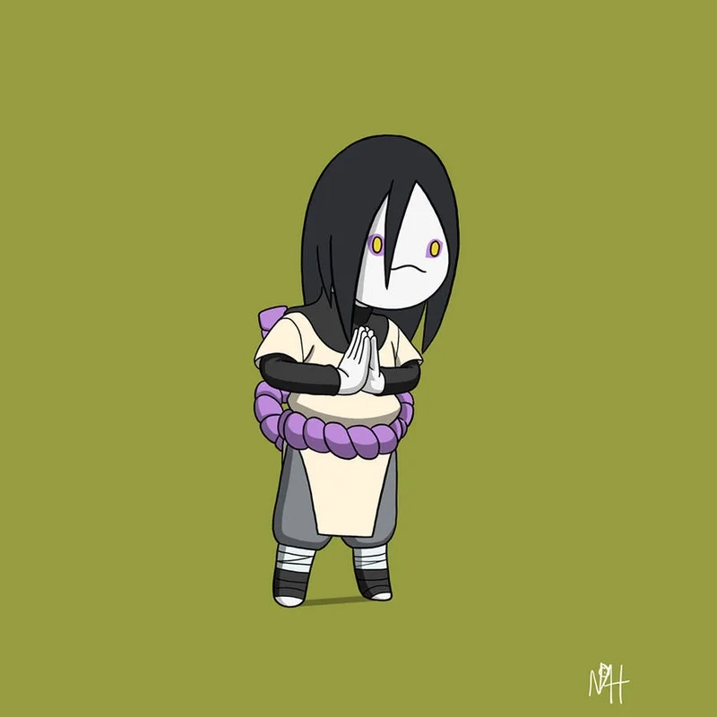 Chiêm ngưỡng tranh vẽ đẹp mắt chibi orochimaru fanart
