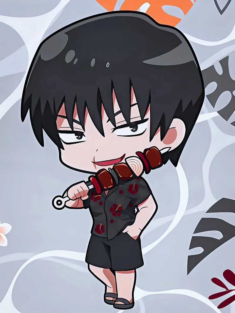 Ngắm nhìn nét ngầu từ chibi toji fushiguro