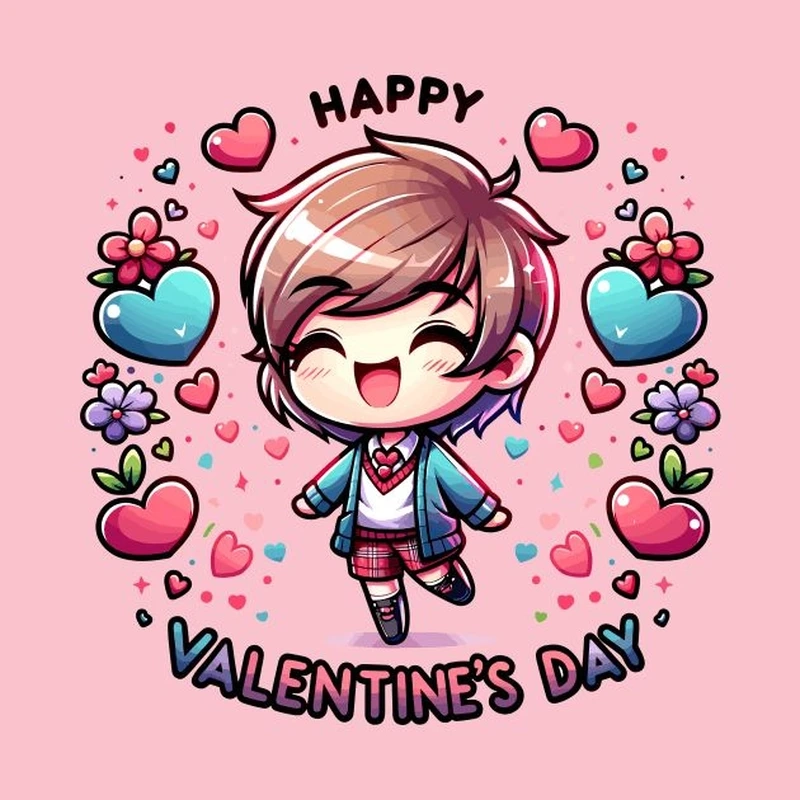 Trọn bộ hình ảnh chibi valentine's day siêu đáng yêu