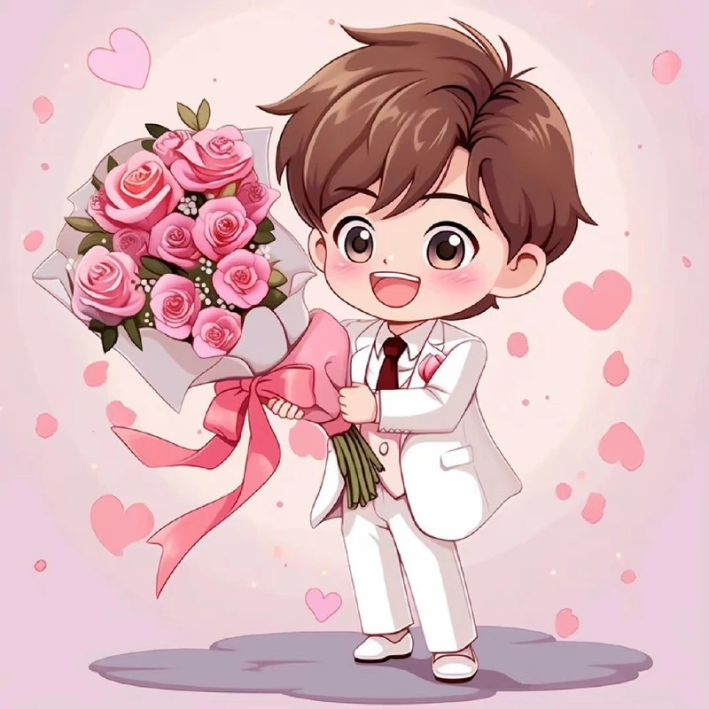 Tận hưởng khoảnh khắc lãng mạn cùng valentine's day chibi