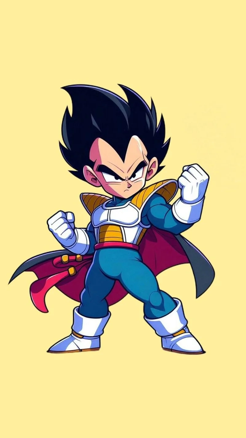 Không thể rời mắt trước kawaii vegeta chibi