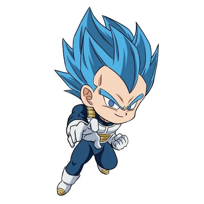 Vẻ dễ thương bất ngờ từ vegeta chibi cute