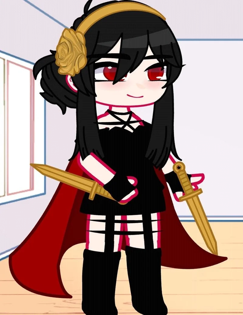 Hình ảnh spy x family yor forger chibi ngầu dễ thương