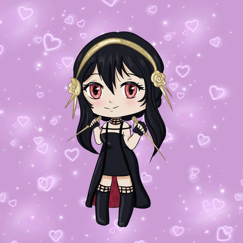 Ngắm trọn bộ ảnh yor forger chibi cực dễ thương