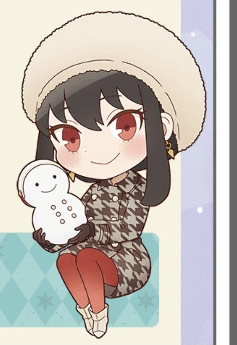 Đặt nền với yor forger chibi wallpaper cực đẹp