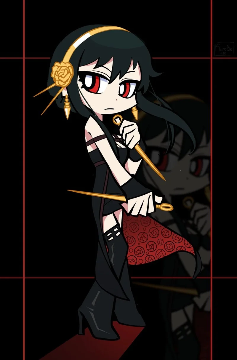Bộ ảnh cute yor forger chibi hot trend mới