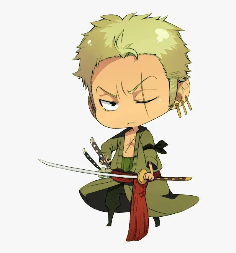 Cực kỳ đáng yêu khi xem cute zoro chibi