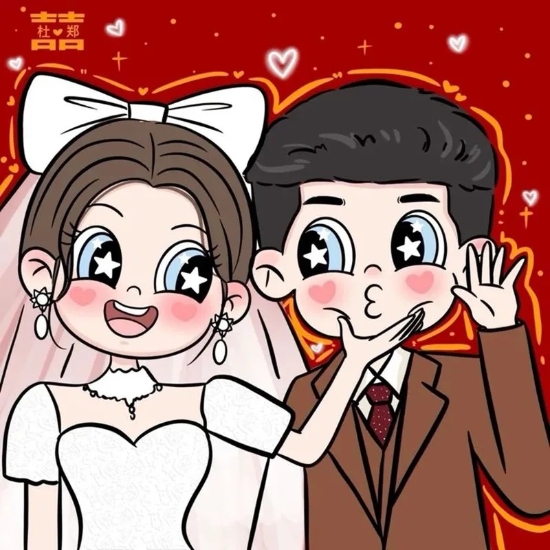 Bộ ảnh cực đáng yêu dâu rể chibi dành riêng cho bạn