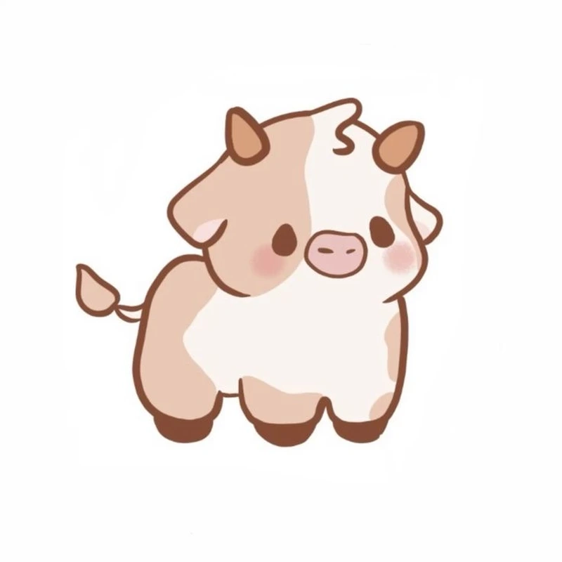 Thế giới đầy màu sắc của bò chibi ngộ nghĩnh