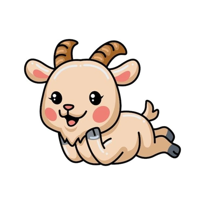 Ngắm trọn vẻ đáng yêu của dê chibi cực ngộ nghĩnh