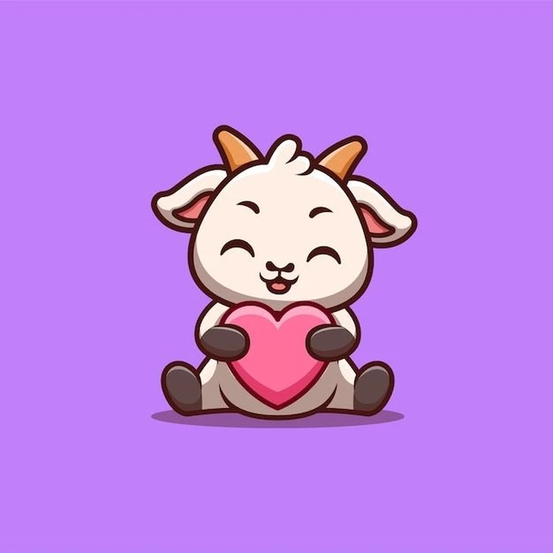 Tải ngay bộ con dê chibi cute siêu dễ thương