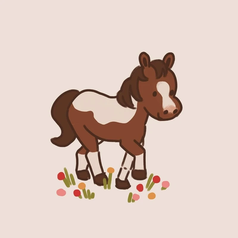 Sáng tạo cùng vẽ con ngựa chibi độc đáo siêu cute
