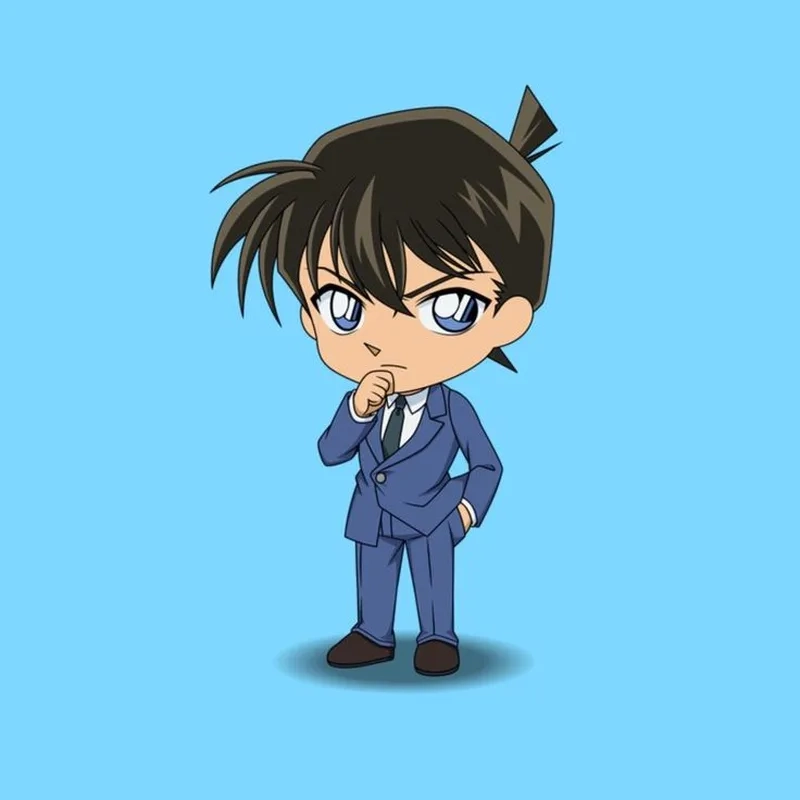 Tải ngay hình ảnh conan chibi cute cho màn hình
