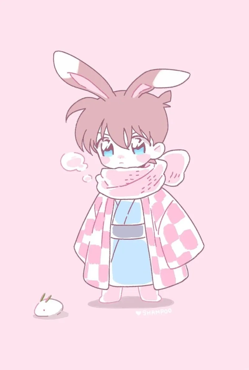 Ngắm nhìn hình conan chibi cute đầy màu sắc