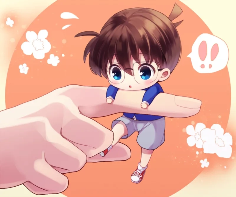 Tải ngay ảnh chibi conan dễ thương và sinh động