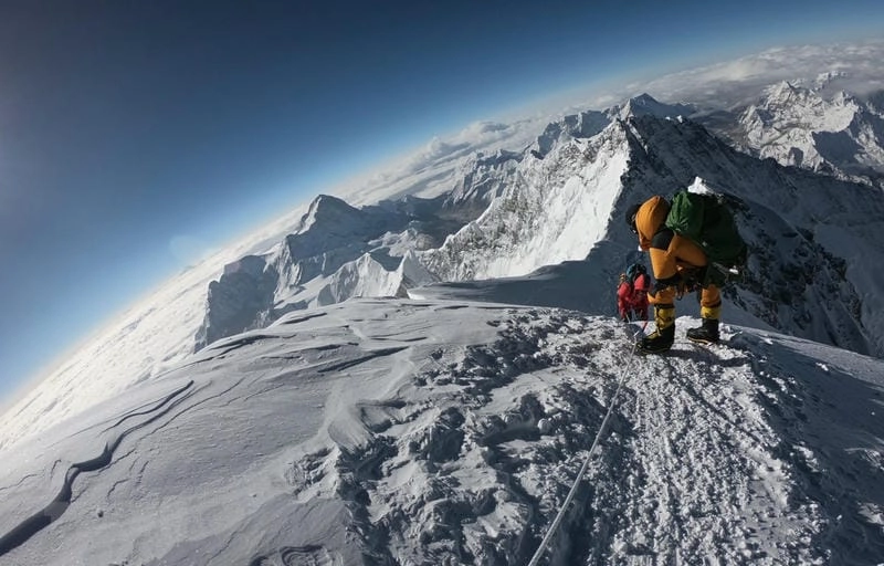 Sưu tầm những bức đỉnh Everest tuyết trắng