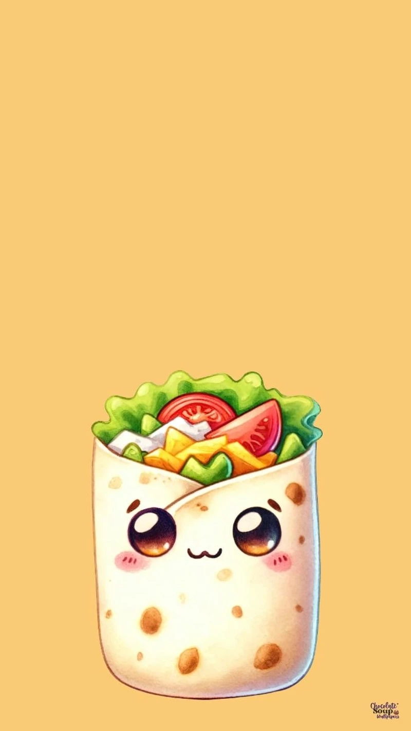 Hình ảnh sống động từ hình ảnh đồ ăn chibi