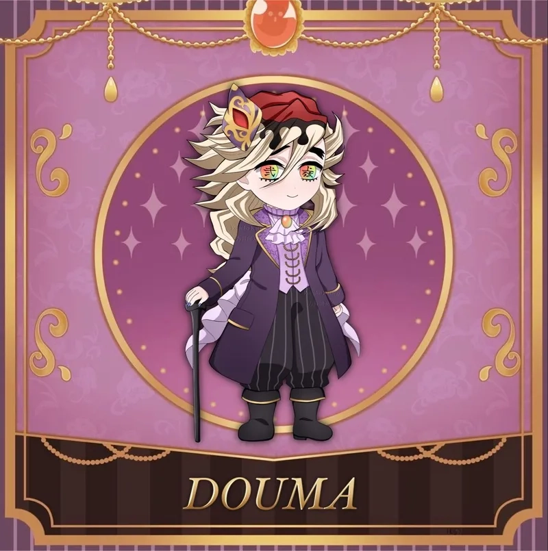 Vẻ đẹp đáng yêu trong douma chibi cute